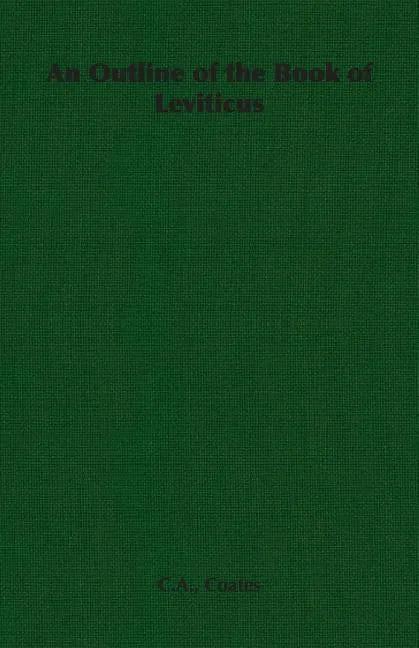An Outline of the Book of Leviticus - Paperback