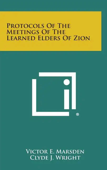Protocols of the Meetings of the Learned Elders of Zion - Hardcover