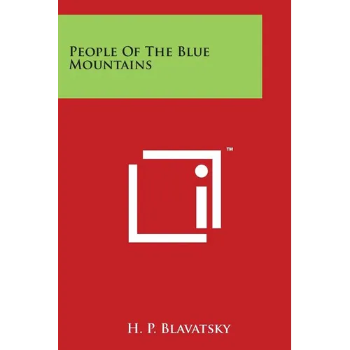 People Of The Blue Mountains - Paperback