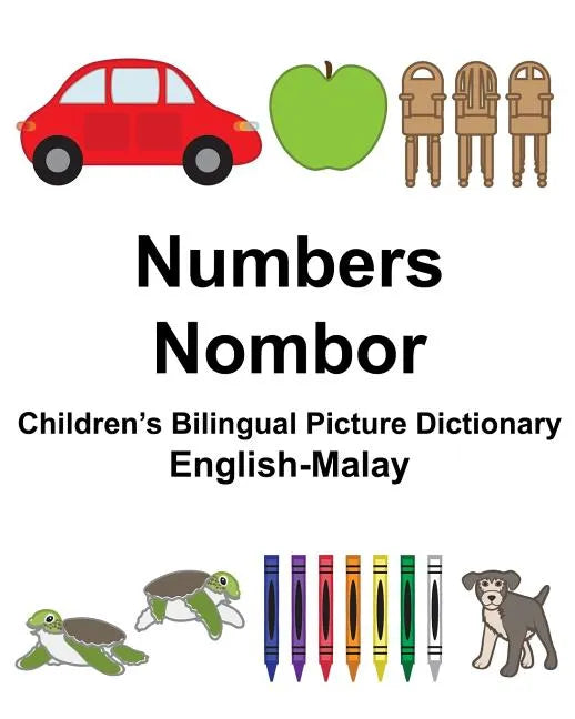 English-Malay Numbers/Nombor Children's Bilingual Picture Dictionary - Paperback
