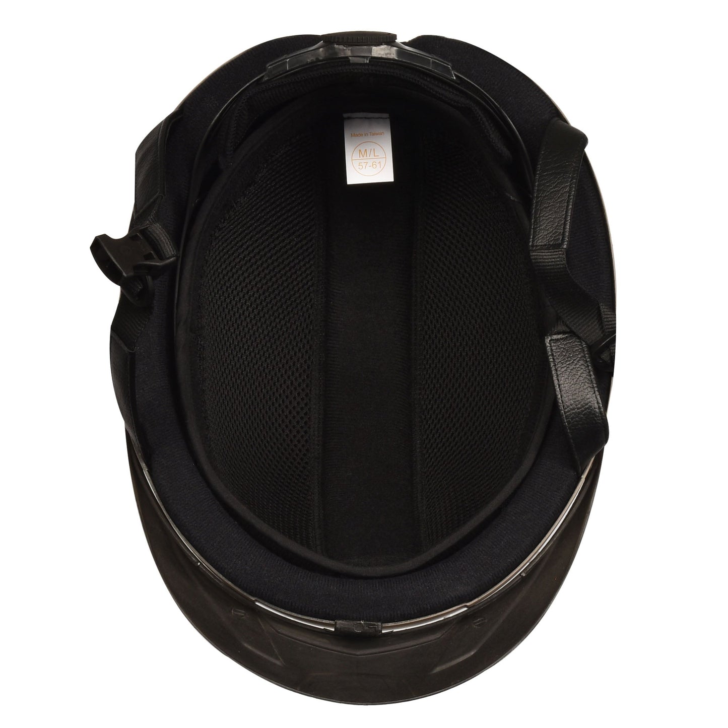 Deluxe Schooler Helmet - Black Silver Vents