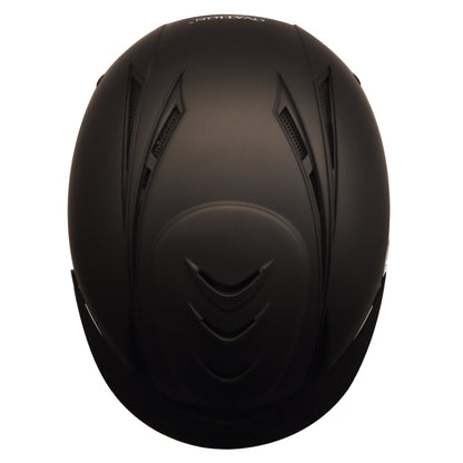 Deluxe Schooler Helmet - Black Silver Vents