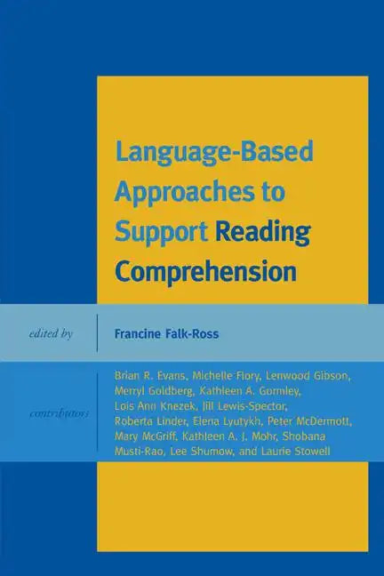 Language-Based Approaches to Support Reading Comprehension - Paperback