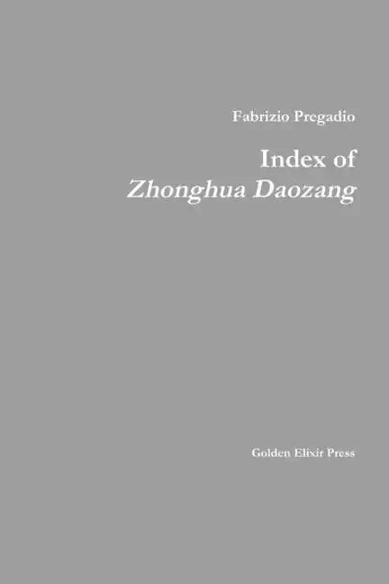 Index of Zhonghua Daozang - Paperback