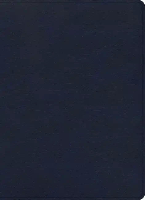 CSB Verse-By-Verse Reference Bible, Navy Leathertouch - Imitation Leather