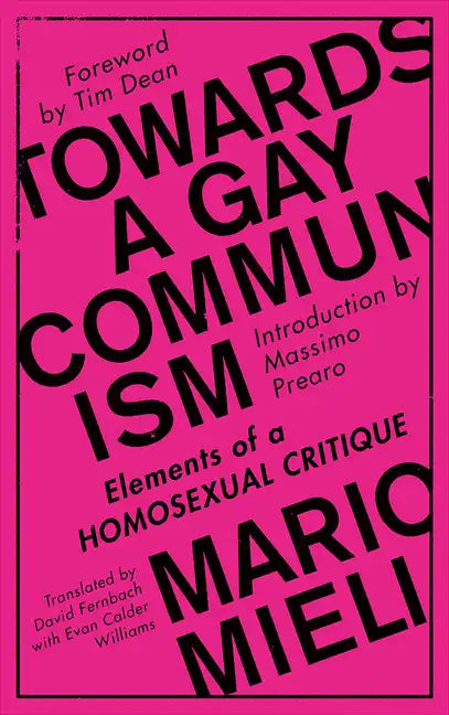 Towards a Gay Communism: Elements of a Homosexual Critique - Hardcover