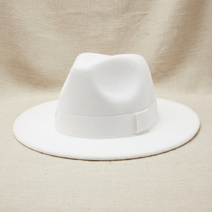 Wide Brim Bell Crown Wool Hat – Unisex Sun & Warmth Hat