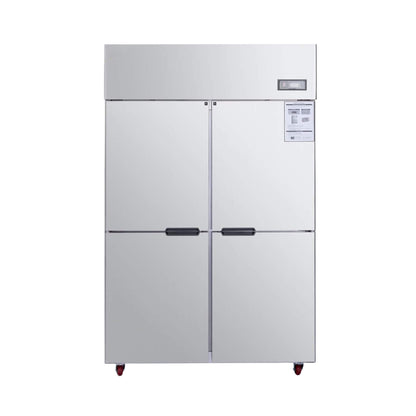 48-Inch Commercial 33 Cu.Ft Stainless Steel Reach-In Refrigerator With Four Split Doors (SAK83046)