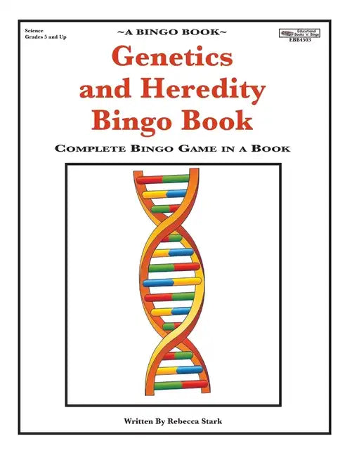 Genetics and Heredity Bingo Book: Complete Bingo Game In A Book - Paperback