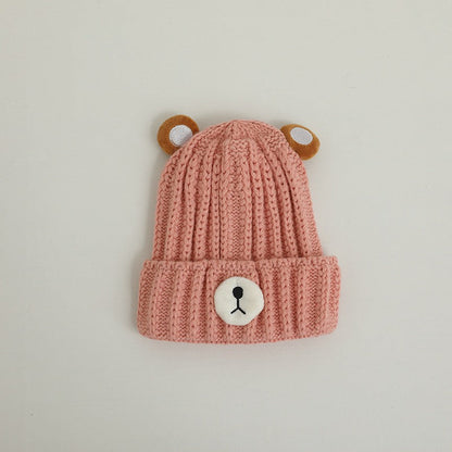 Autumn and winter children warm knitted hat