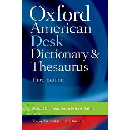 Oxford American Desk Dictionary and Thesaurus - Hardcover