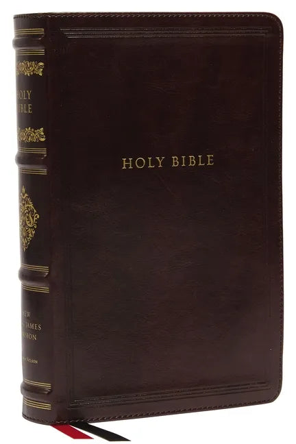 Nkjv, Personal Size Reference Bible, Sovereign Collection, Leathersoft, Brown, Red Letter, Thumb Indexed, Comfort Print: Holy Bible, New King James Ve - Imitation Leather
