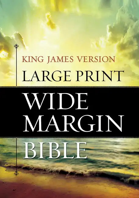 Large Print Wide Margin Bible-KJV - Hardcover