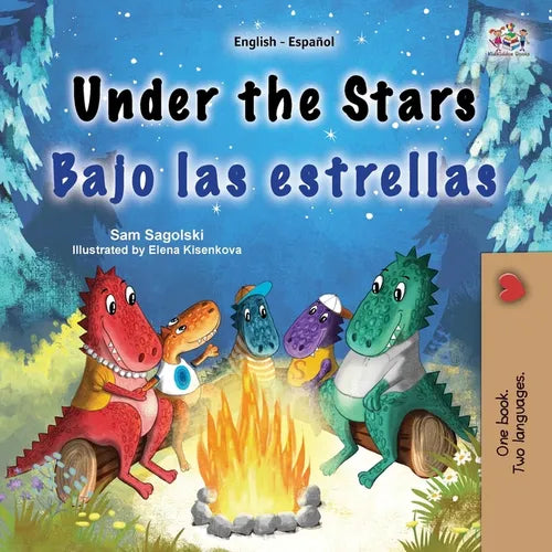Under the Stars: English Spanish Bilingual Kids Book - Paperback