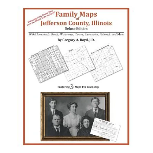 Family Maps of Jefferson County, Illinois - Paperback