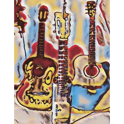 Guitar Sheet Music - 200 Pages - 8.5 x11: Sheet Music for Guitar designed for musicians, students, and teachers - Paperback