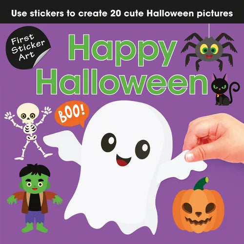 First Sticker Art: Happy Halloween - Paperback