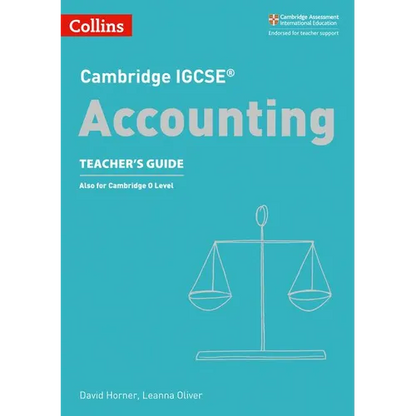 Cambridge Igcse(r) Accounting Teacher Guide - Paperback