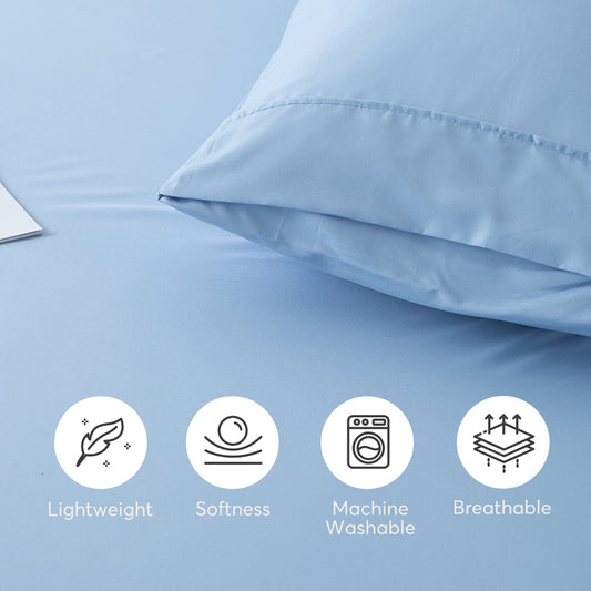 Kasentex Lightweight Sheet Set Twin/Full/Queen/King - Breathable Deep Pocket Bed Sheets with Pillowcases