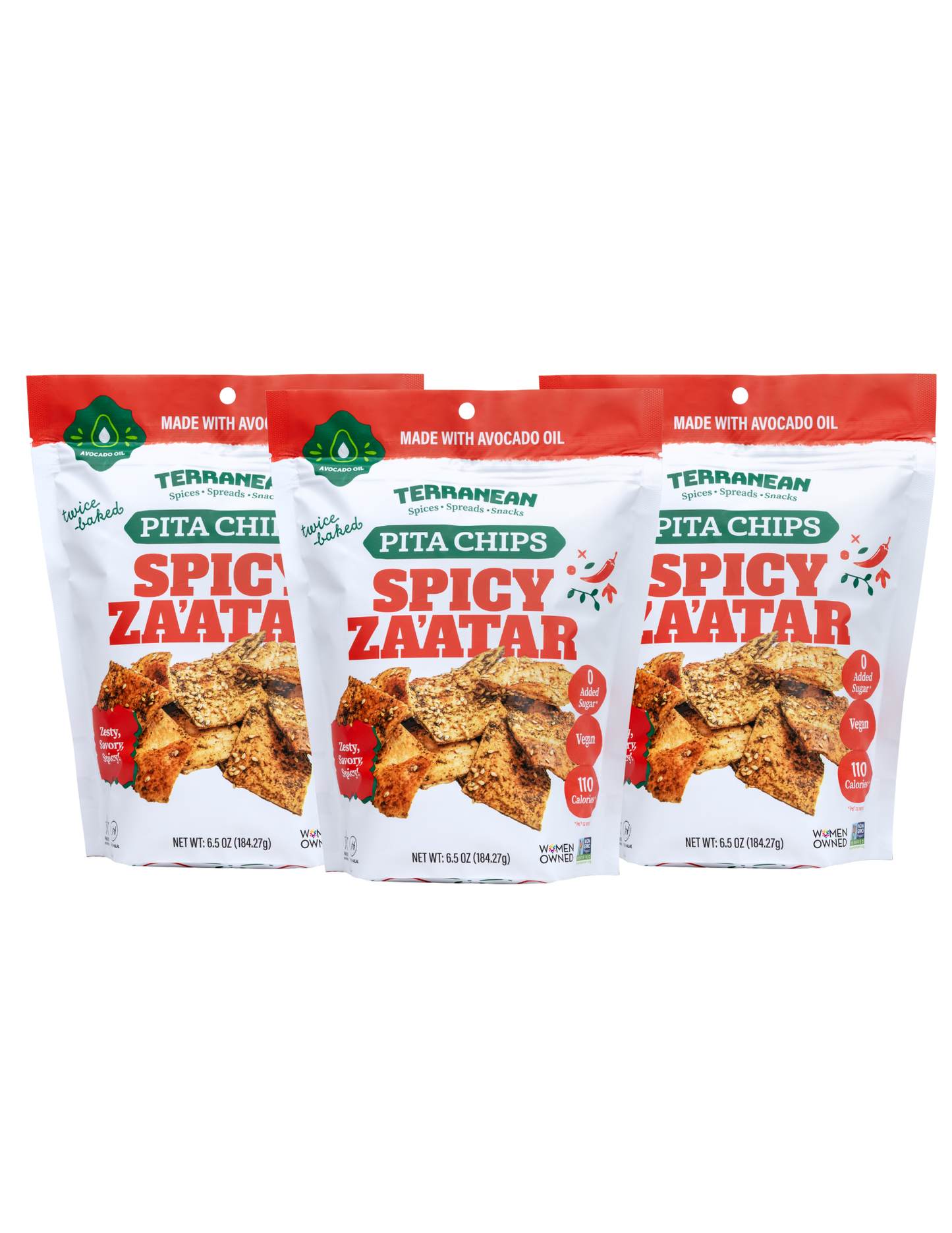 Pita Chips THREE PACK - Please select your flavors!