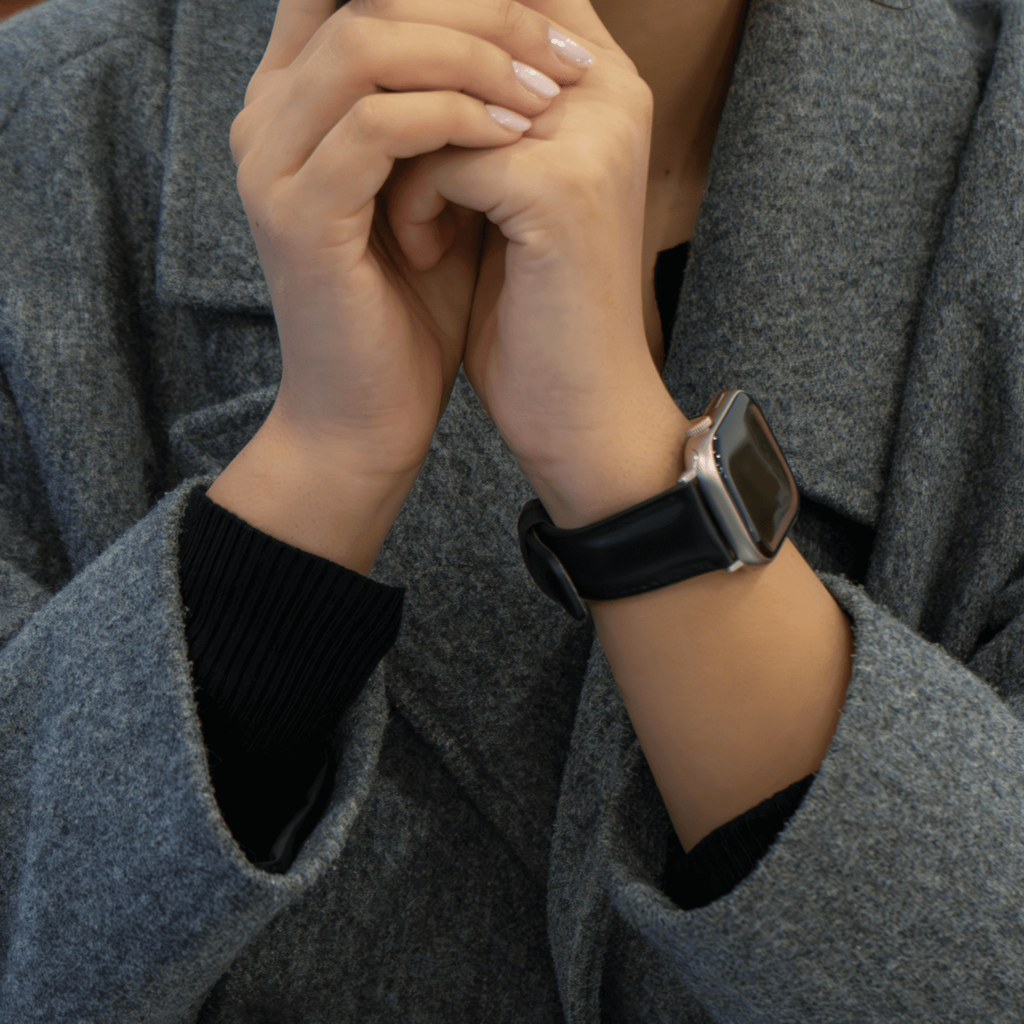 Apple Watch Cream Leather Strap - Boston