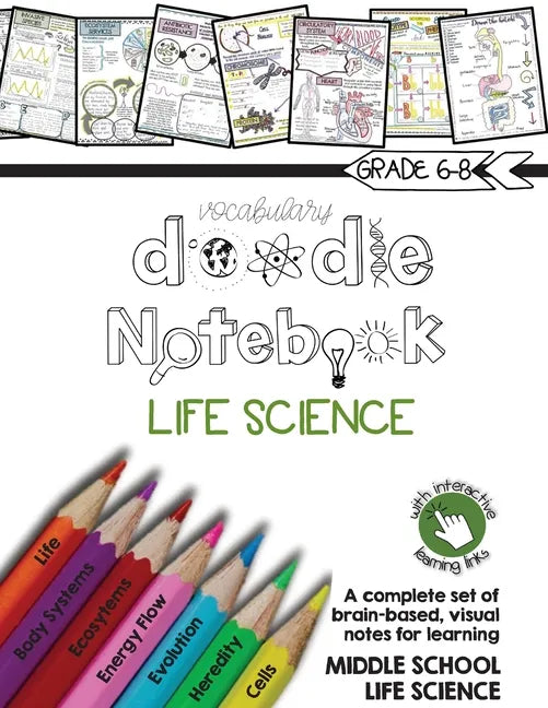 Life Science Doodle Notebook - Paperback