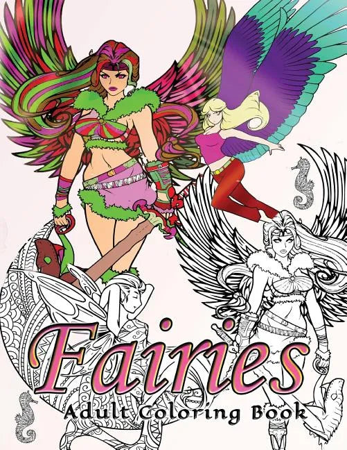 Fairies Adult Coloring Book - Paperback