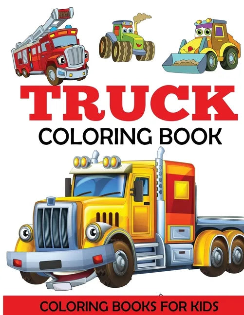 Truck Coloring Book - Paperback