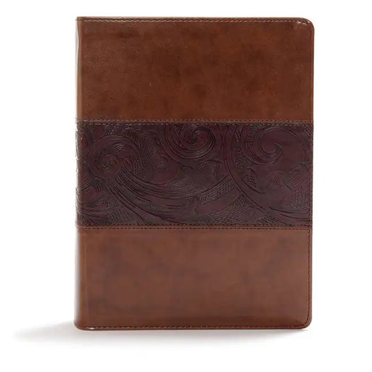 CSB Study Bible, Mahogany Leathertouch - Imitation Leather