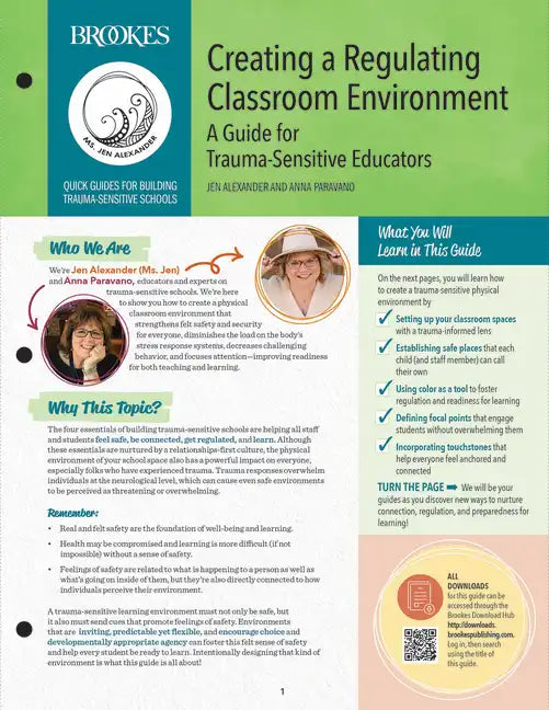 Creating a Regulating Classroom Environment: A Guide for Trauma-Sensitive Educators - Paperback