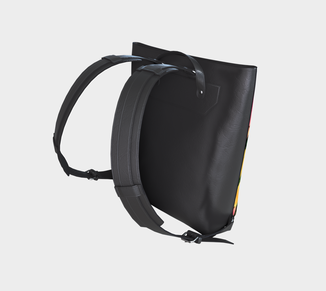 Rose Garden Vegan Leather Backpack