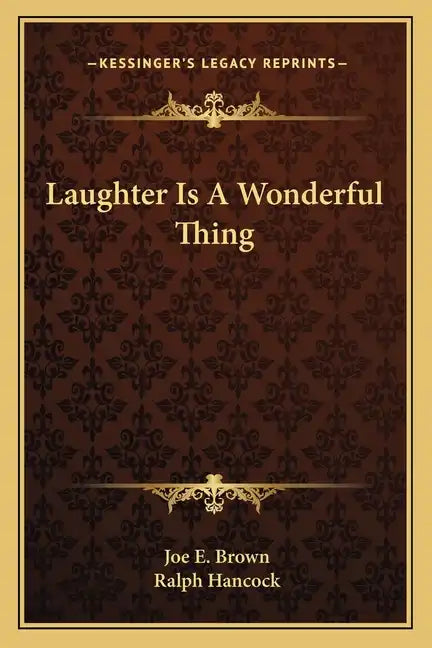 Laughter Is a Wonderful Thing - Paperback