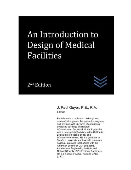 An Introduction to Design of Medical Facilities - Paperback
