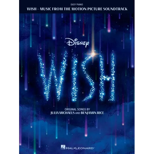 Wish: Souvenir Songboook from the Motion Picture Soundtrack with Color Illustrations and Seven Songs Arranged for Easy Piano - Paperback