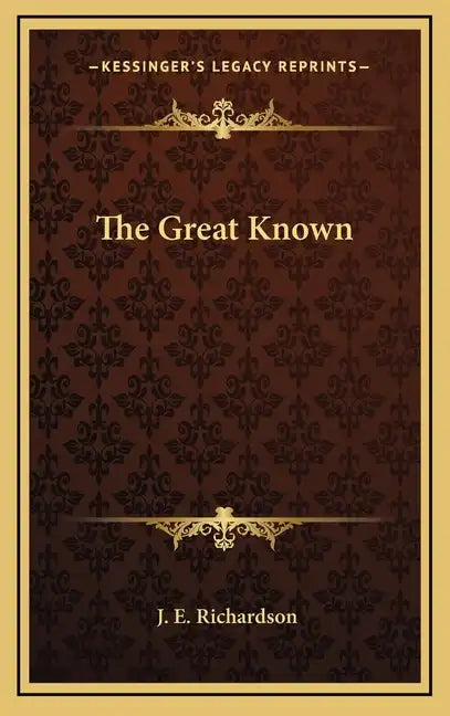 The Great Known - Hardcover