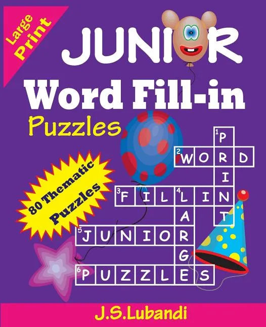 JUNIOR Word Fill-in Puzzles - Paperback