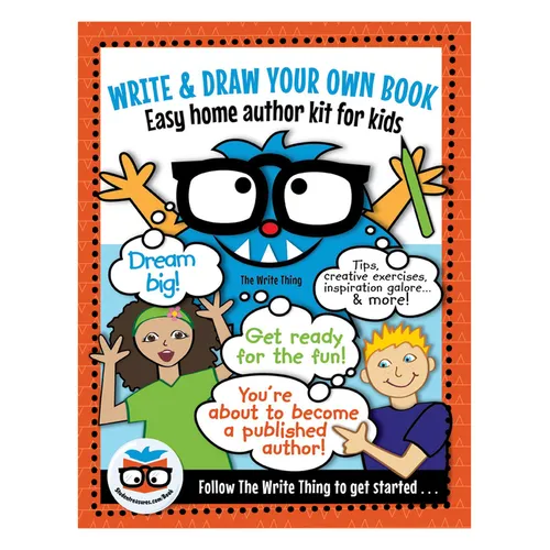 Write & Draw Your Own Book: Easy Home Author Kit for Kids - Paperback