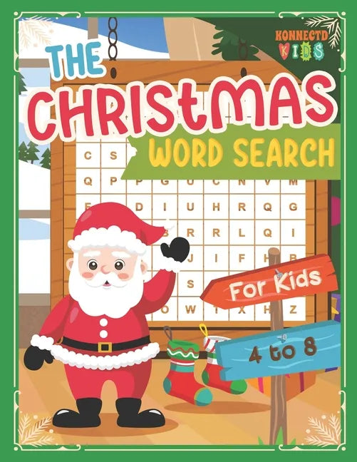 The Christmas Word Search Book: Fun Holiday Christmas Word Search Puzzle Book for Kids ages 4-8 - Paperback