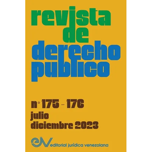 REVISTA DE DERECHO PÚBLICO (Venezuela), No. 175-176 (julio-diciembre 2023) - Paperback