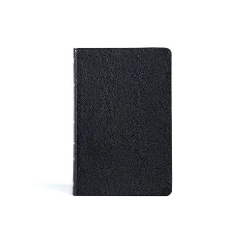KJV Thinline Bible, Black Genuine Leather - Leather