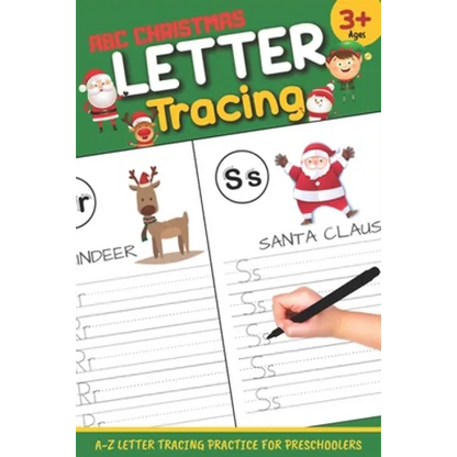 Letter Tracing: ABC Christmas: Letter Tracing Book, Practice For Kids, Ages 3-5, Alphabet Writing Practice - Paperback