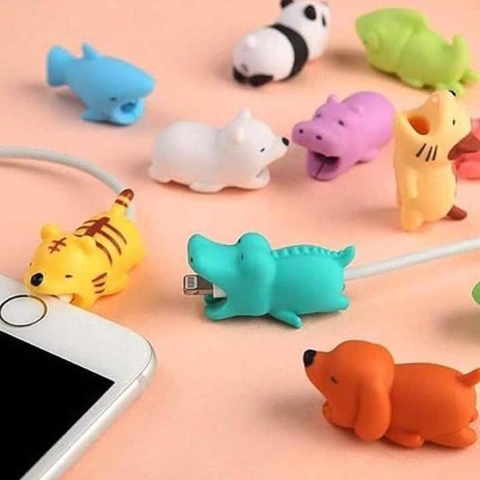 5-Pack: Chompy Animals Cord Protector