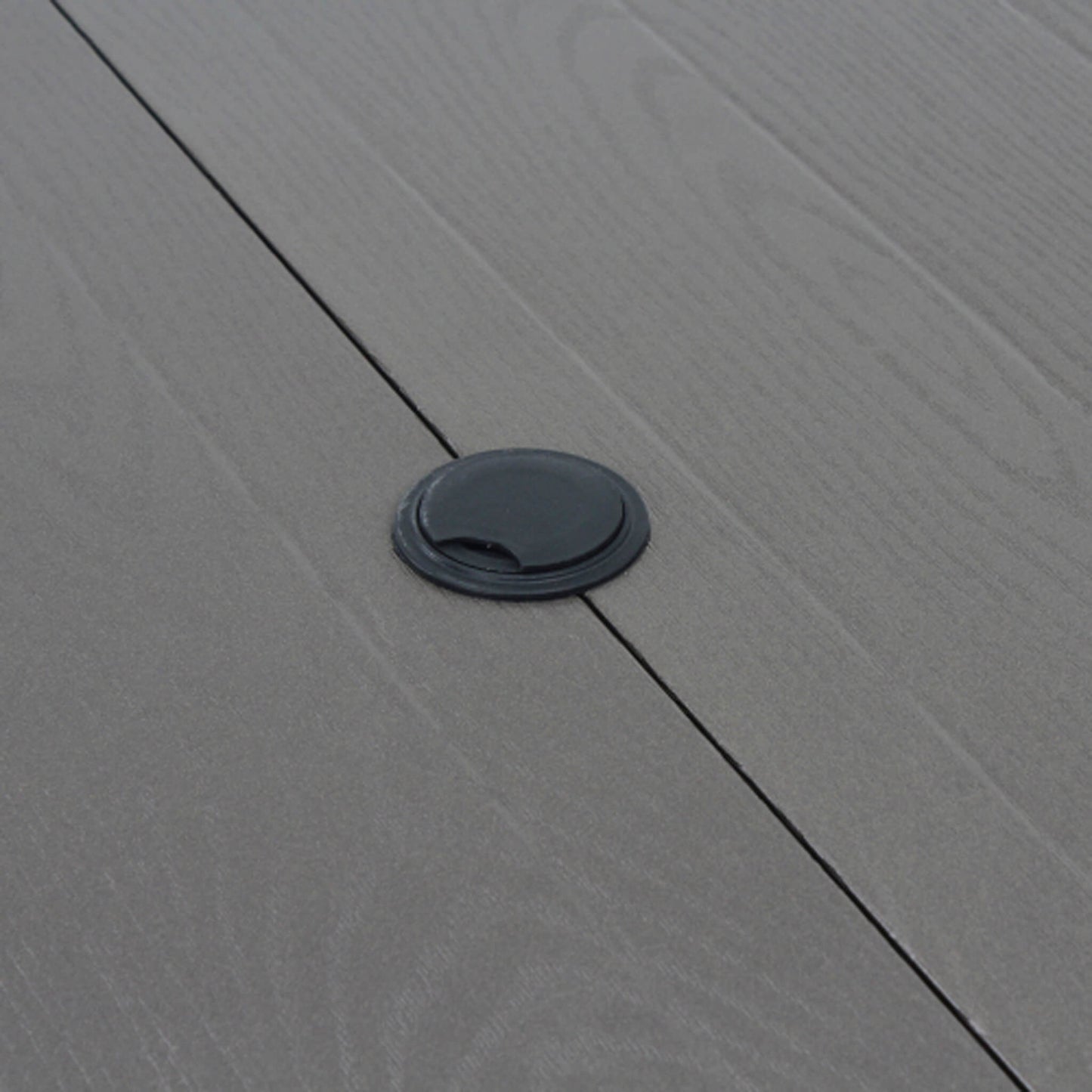 Alora 5-Piece Outdoor Dining Set With 4 Heavy-Duty Chairs And Square Table With Umbrella Hole [UMBRELLA NOT INCLUDED] (SAK93546)