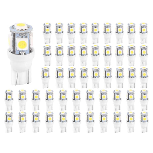 50-Piece: LED Car Light Bulbs