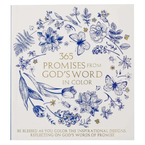 365 Promises from God to Color - Paperback