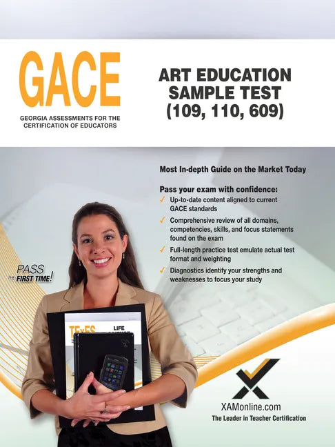 Gace Art Education Sample Test 109, 110, 609 - Paperback