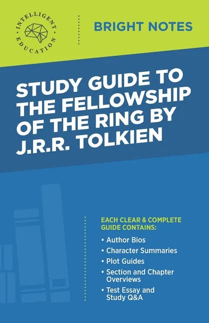 Study Guide to The Fellowship of the Ring by JRR Tolkien - Paperback