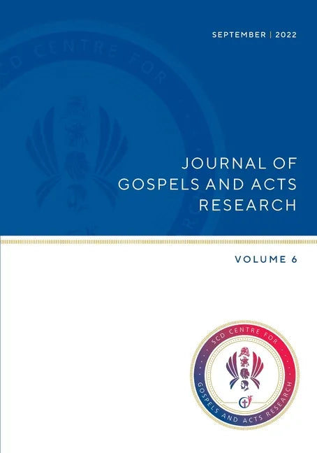 Journel of Gospels and Acts Research, Vol 6 - Paperback