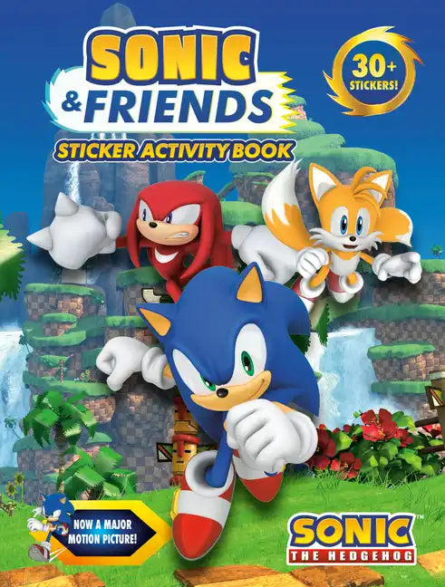 Sonic & Friends Sticker Activity Book - Paperback