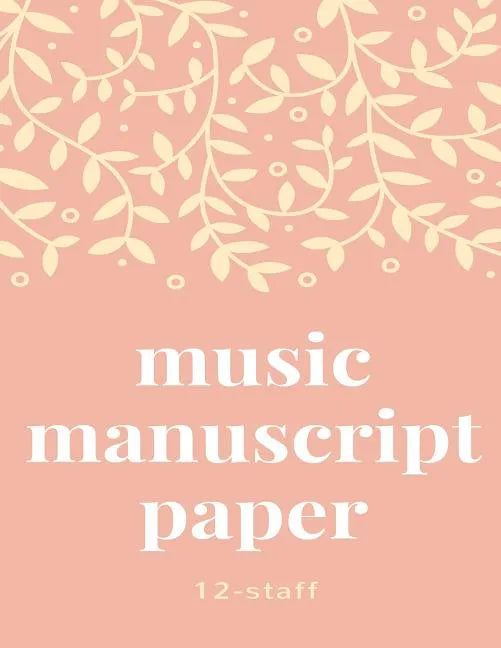 Music manuscript book - Paperback